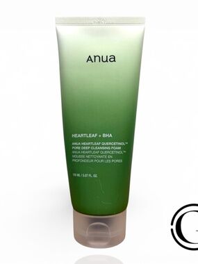 Anua Heartleaf + BHA Quercetinol Pore Deep Cleansing Foam 5.07 fl oz, Exp 11/26